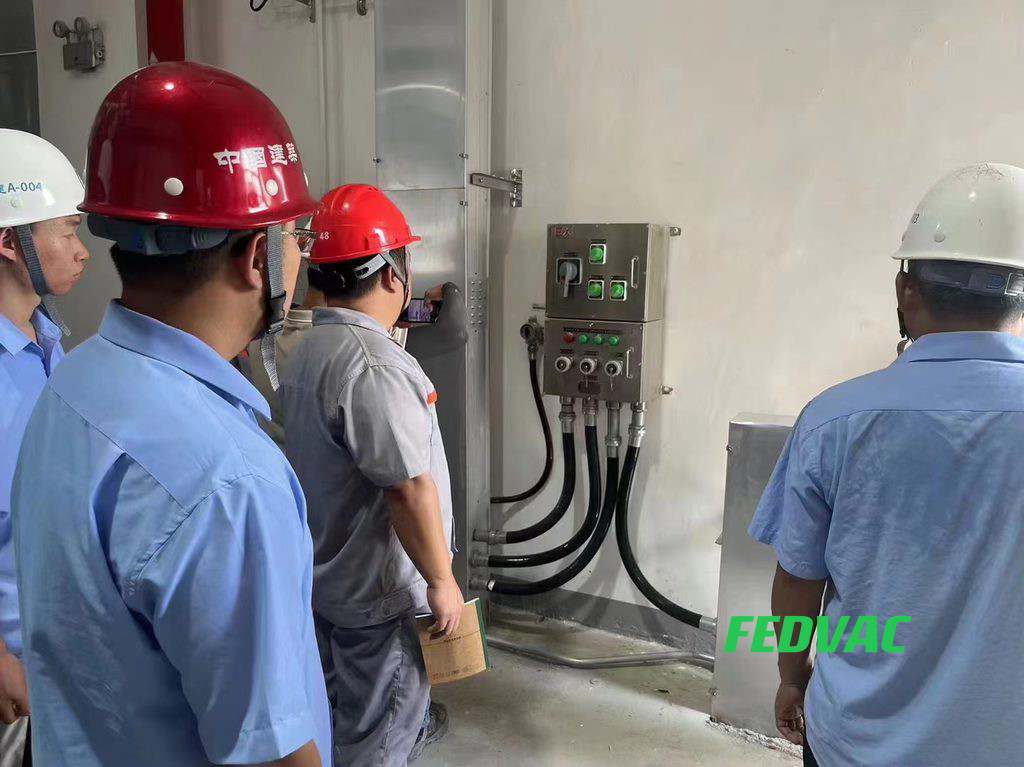 煤化工真空清掃系統安裝步驟